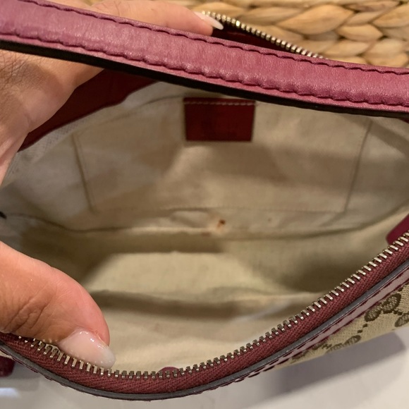 Set Gucci shoulder bag with small wallet - Picture 3 of 13